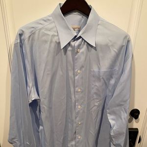 Blue Pronto-Uomo dress shirt. 17 Neck - 38/39 Tall
